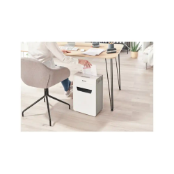 Destructora de documentos leitz iq protect premium 10x p4 capacidad de corte 10 hojas destruye grapas y clips
