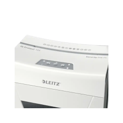 Destructora de documentos leitz iq protect premium 10x p4 capacidad de corte 10 hojas destruye grapas y clips
