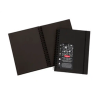 Cuaderno espiral para dibujo derwent din a4 papel negro 40 hojas 200 gr/m2