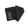 Cuaderno espiral para dibujo derwent din a4 papel negro 40 hojas 200 gr/m2