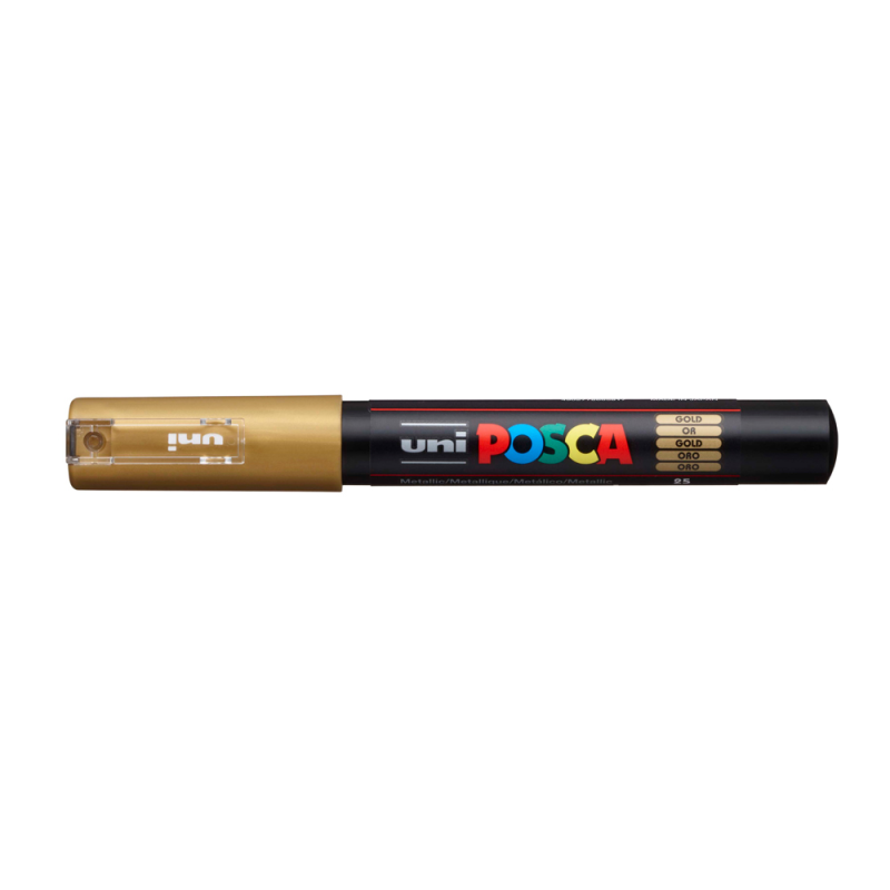 Rotulador uni posca 0,7 mm pc-1m oro