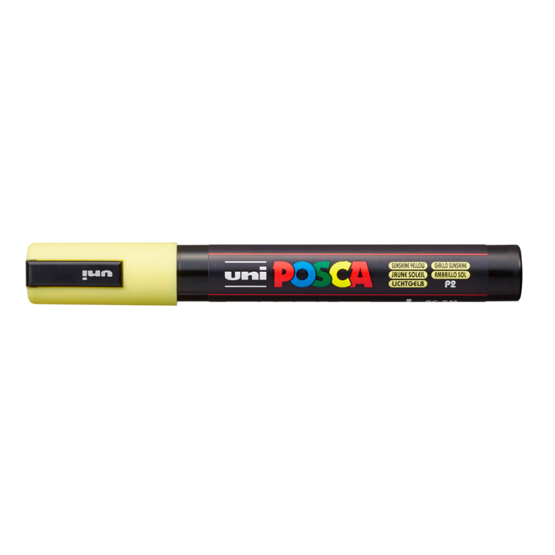 Rotulador uni posca pc-5m amarillo sol