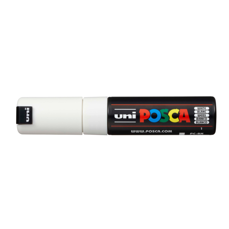 Rotulador uni posca pc-8k blanco