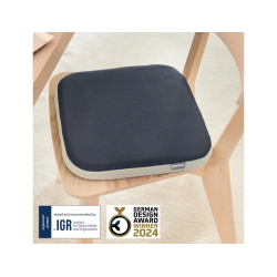 Cojin de asiento leitz active wobble con funda color gris oscuro