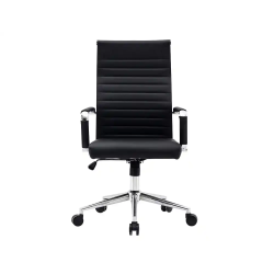 Silla q-connect direccion bosa simil piel base metalica alt max 1130 anc 550 prof 630 mm ruedas premium color negro