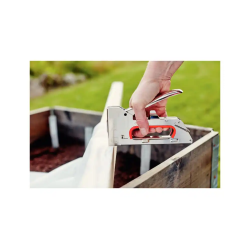 Grapadora rapid clavadora r153 cromada usa grapas n 53/4-8