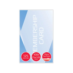 Bolsa de plastificar gbc jumbo 75x105 mm 2x125 mc caja de 100 unidades