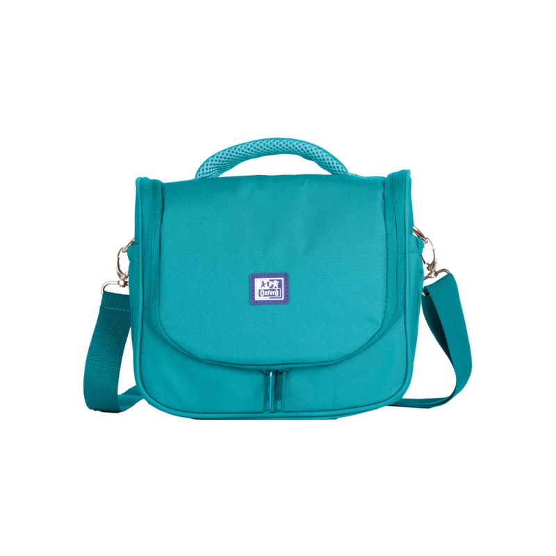 Bolsa isotermica oxford b-foodie rpet color verde aqua 220x250x160 mm