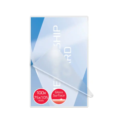 Bolsa de plastificar gbc jumbo 75x105 mm 2x125 mc caja de 100 unidades