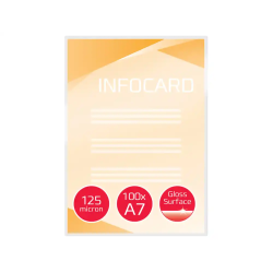 Bolsa de plastificar gbc din a7 2x125 mc caja de 100 unidades