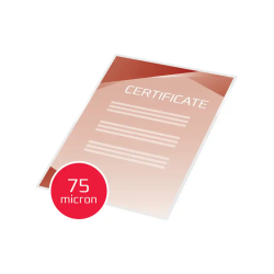 Bolsa de plastificar gbc din a4 autoadhesiva 2x75 mc caja de 25 unidades