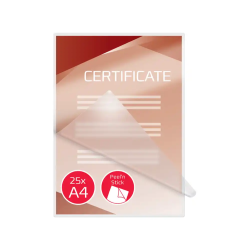 Bolsa de plastificar gbc din a4 autoadhesiva 2x75 mc caja de 25 unidades