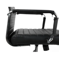 Silla q-connect direccion bosa simil piel base metalica alt max 1130 anc 550 prof 630 mm ruedas premium color negro