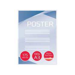 Bolsa de plastificar gbc din a3 2x175 mc caja de 100 unidades