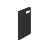 Carpeta esselte miniclips con tapa plastico tarjetero y bolsa interior din a4+ color negro