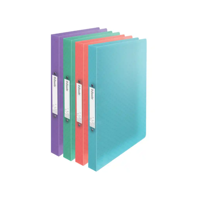 Carpeta esselte colour breeze 2 anillas redondas 25 mm din a4 polipropileno colores surtidos