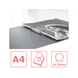 Carpeta esselte colour breeze 2 anillas redondas 25 mm din a4 polipropileno colores surtidos