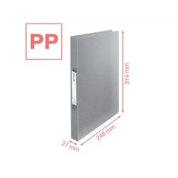 Carpeta esselte colour breeze 2 anillas redondas 25 mm din a4 polipropileno colores surtidos