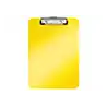 Carpeta leitz wow plastico rigido din a4 con pinza superior color amarillo