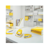 Carpeta leitz wow plastico rigido din a4 con pinza superior color amarillo