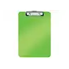 Carpeta leitz wow plastico rigido din a4 con pinza superior color verde