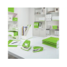 Carpeta leitz wow plastico rigido din a4 con pinza superior color verde