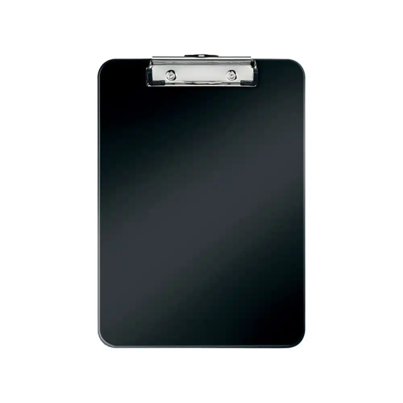 Carpeta leitz wow plastico rigido din a4 con pinza superior color negro