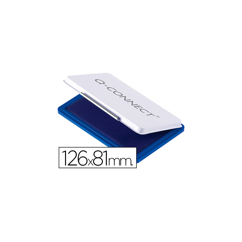 Tampon q-connect nº1 126x81 mm azul