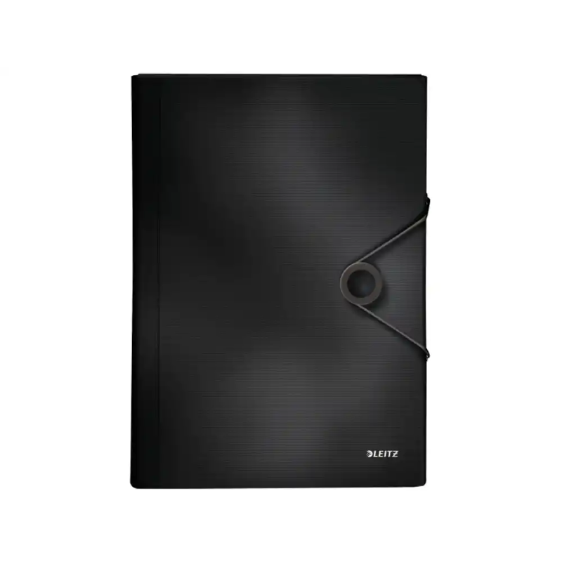 Carpeta clasificadora leitz solid din a4 polipropileno 6 separadores + 1 extra color negro