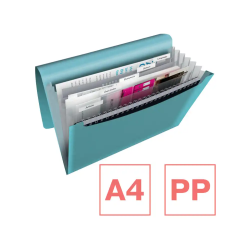 Carpeta clasificadora esselte colour breeze din a4 polipropileno 6 separadores colores surtidos