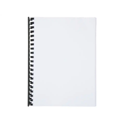 Canutillo gbc plastico 25 mm color negro caja de 50 unidades