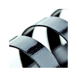 Canutillo gbc plastico 25 mm color negro caja de 50 unidades