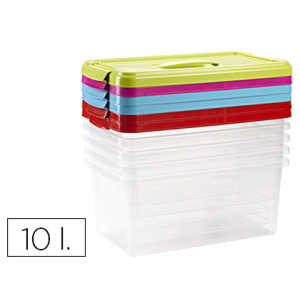 Caja multiusos plastico 10...