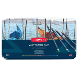 Lapices de colores derwent watercolour caja de 72 unidades colores surtidos