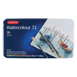 Lapices de colores derwent watercolour caja de 72 unidades colores surtidos