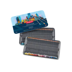 Lapices de colores derwent procolour caja metalica de 72 unidades colores surtidos