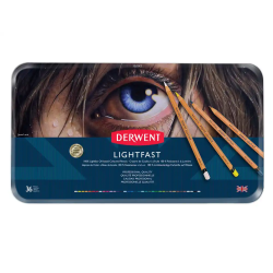Lapices de colores derwent lightfast resistente a la luz caja metalica 36 colores surtidos