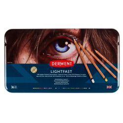 Lapices de colores derwent lightfast resistente a la luz caja metalica 36 colores surtidos