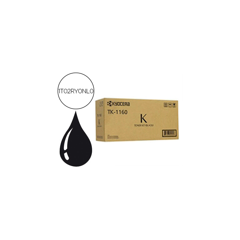 Toner kyocera tk-1160 ecosys p2040dn negro 7200 paginas