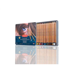 Lapices de colores derwent lightfast resistente a la luz caja metalica 24 colores surtidos
