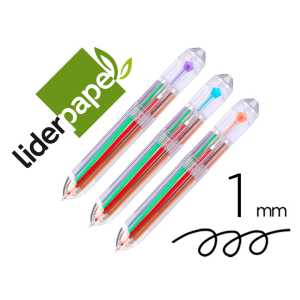 Boligrafo liderpapel 10 en...