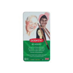 Lapices de colores derwent acuarelable tonos piel caja metalica 12 unidades colores surtidos