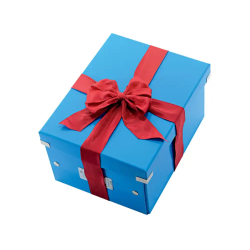 Caja de almacenamiento leitz click&store mediana color azul 281x200x369 mm