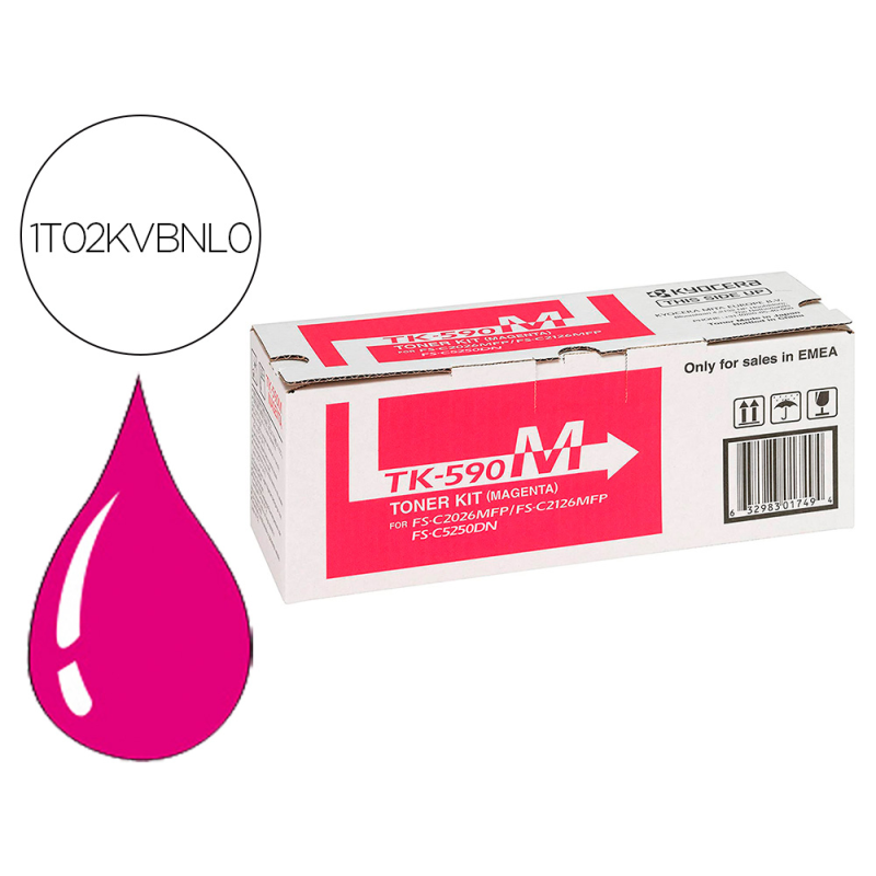 Toner kyocera -mita magenta tk590m