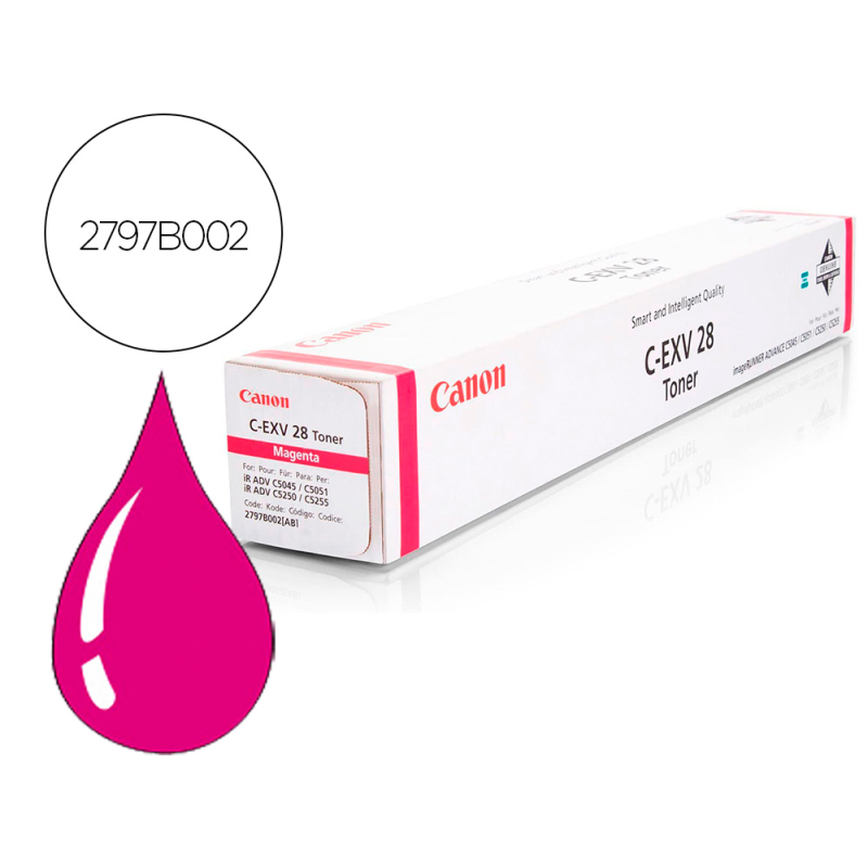 Toner canon exv28m irc5045irc5041 irc5051 magenta
