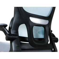 Silla q-connect direccion sorrento malla base metalica alt max 1320 anc 650 prof 600 mm ruedas premium azul gris