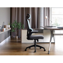 Silla q-connect direccion sorrento malla base metalica alt max 1320 anc 650 prof 600 mm ruedas premium azul gris