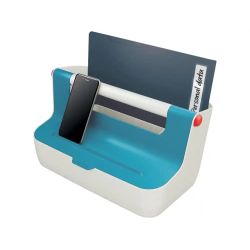 Caja de almacenamiento leitz cosy carry box color azul 367x214x196 mm