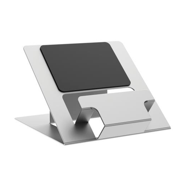 Soporte fellowes hylyft para portatil plegable aluminio ajustable 6 alturas