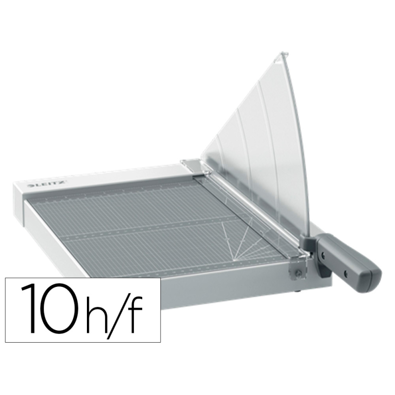 Cizalla de palanca leitz precision home office a4 base plastico longitud corte 380 mm capacidad de corte 10 hojas